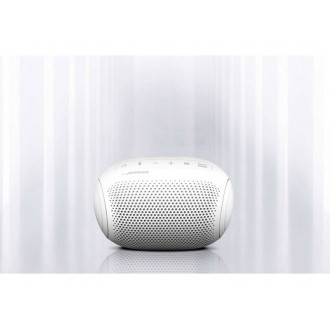 LG XBOOM Go PL2W, Portable Bluetooth Speaker, 5W, White