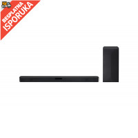 LG SN4 soundbar, 2.1, 300W, WiFi Subwoofer, Bluetooth, Black
